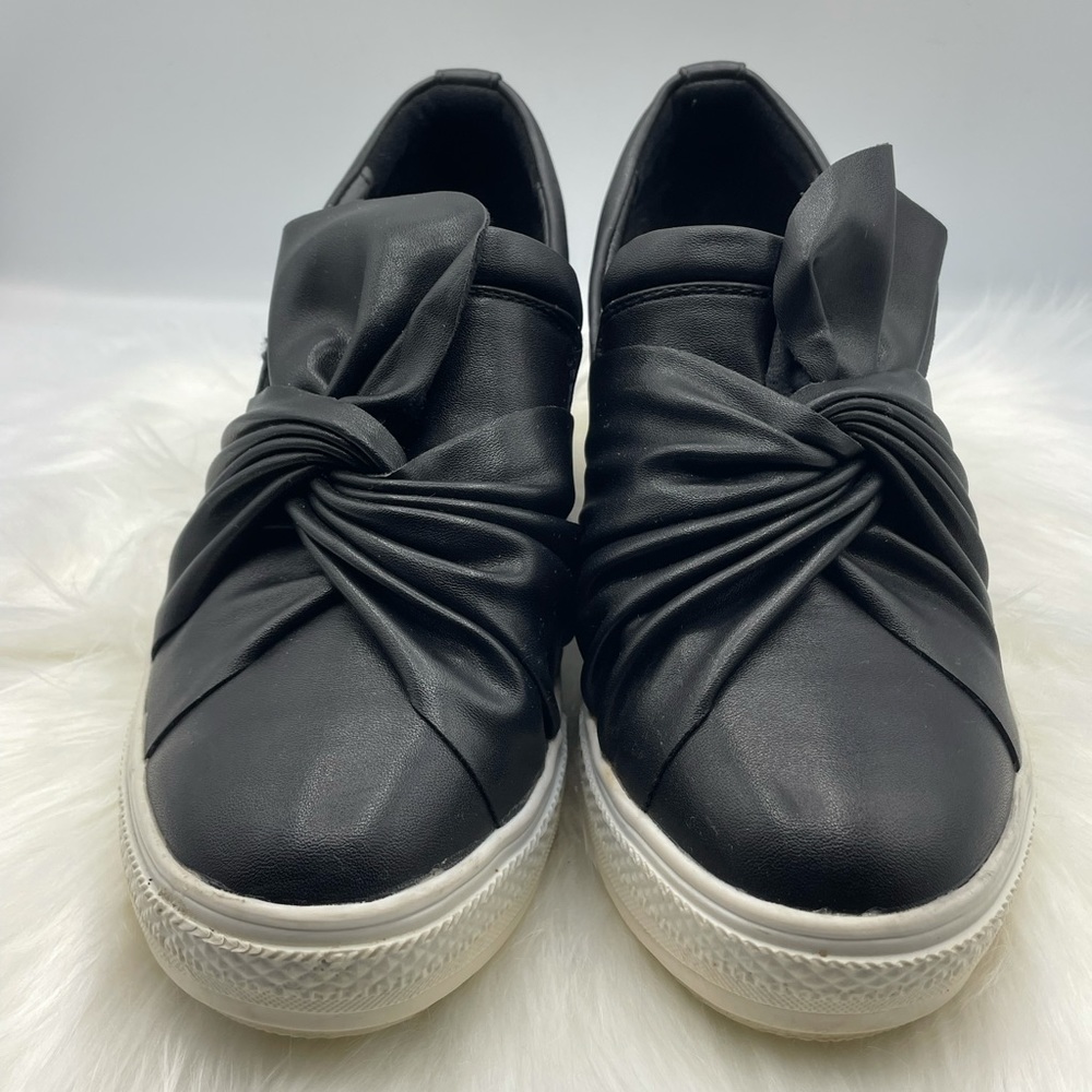 Wanted Vegan Leather Wedge Sneakers Size 7.5